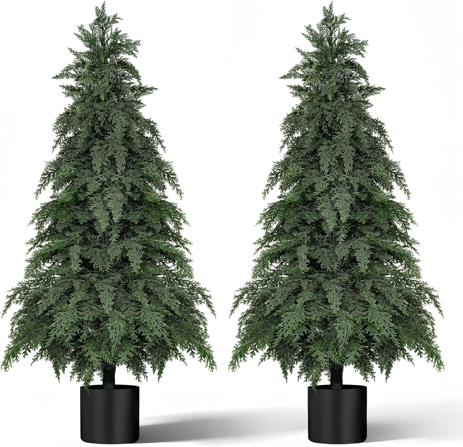 4FT Artificial Topiary Tree for Outdoor Christmas Decor