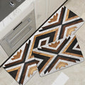 Boho Aztec Kitchen Rugs Set of 2 Anti-Fatigue Mats - Cushioned Comfort
