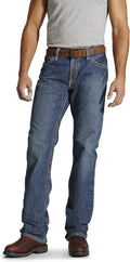 ARIAT Men's Flame Resistant M4 Low Rise Boot Cut Jean - Durable FR Fit