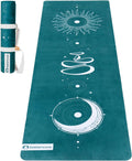 Yoga Mat 5mm Non Slip Suede & TPE for Home Gym and Fitness