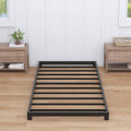 4 Inch Twin XL Bed Frame Low Profile - Sturdy Metal Platform
