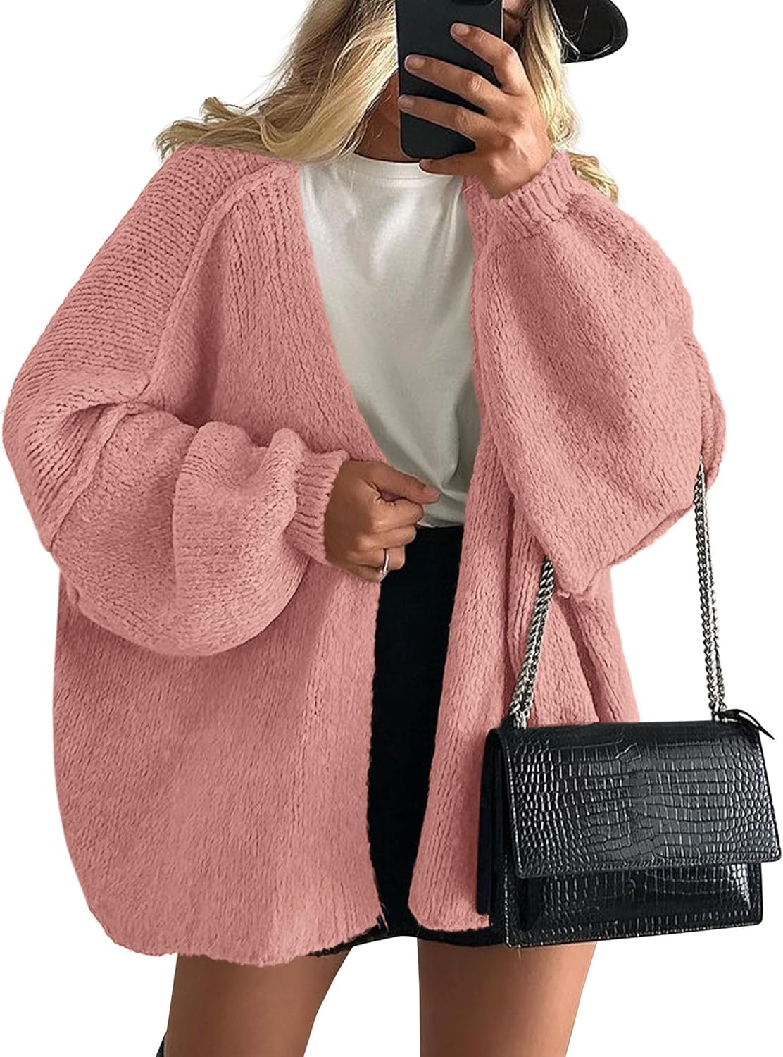 PRETTYGARDEN Womens Oversized Cardigan Sweaters for Fall Style
