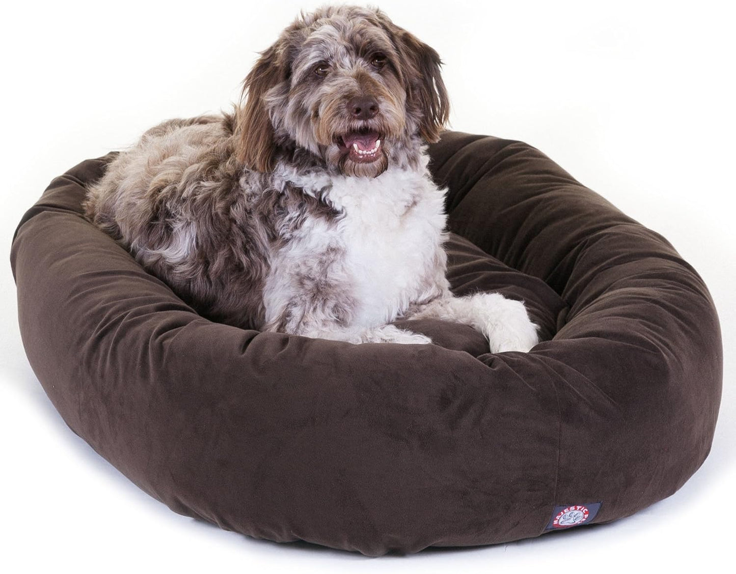 Majestic Pet 52 Inch Suede Calming Dog Bed for Ultimate Comfort