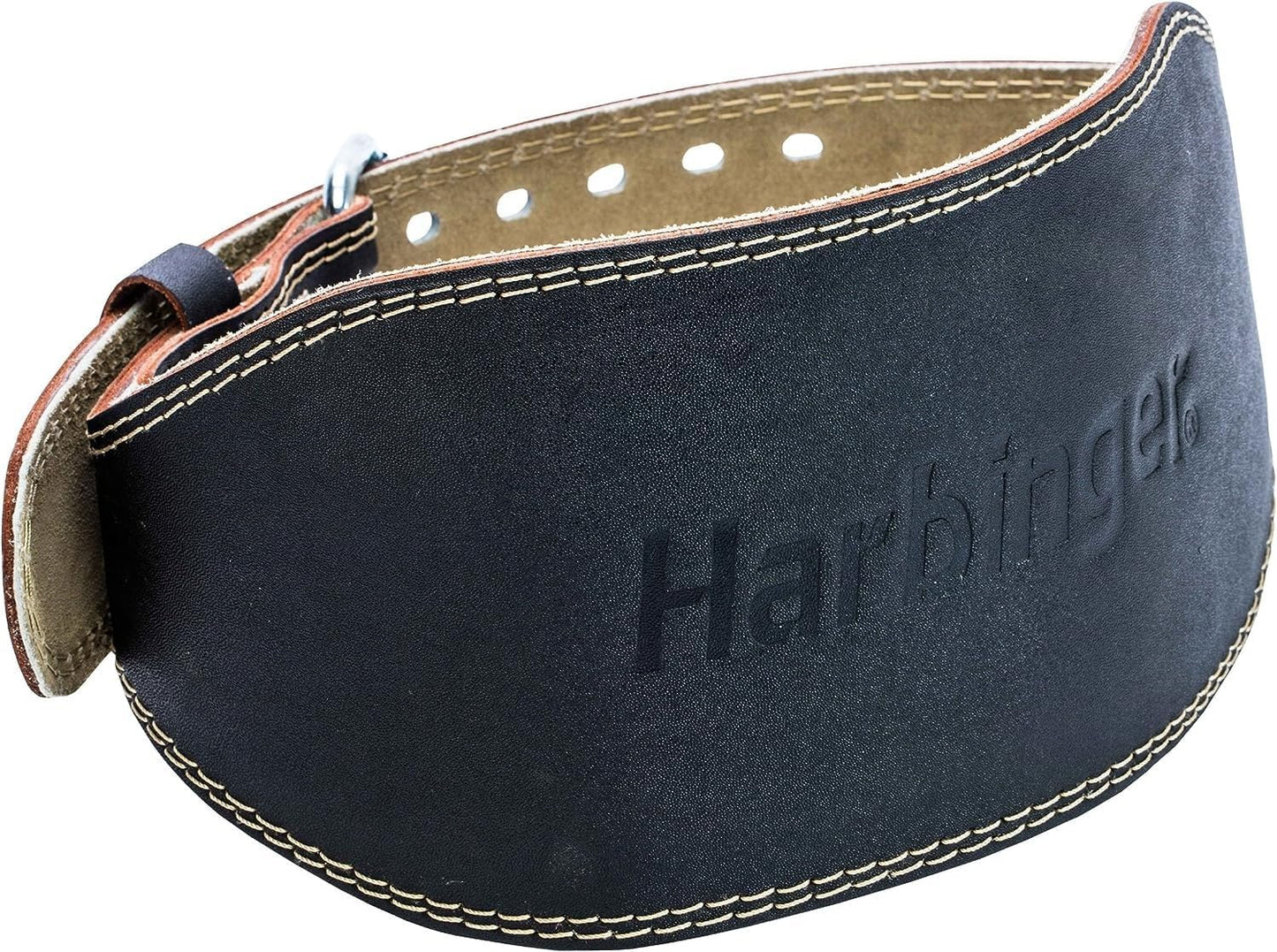 Harbinger Padded Leather Weightlifting Belt for Maximum Support