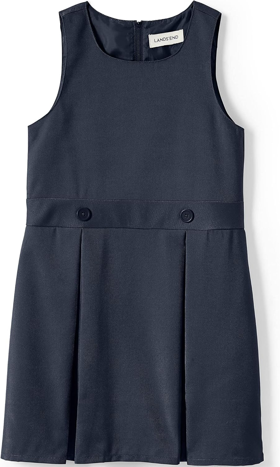 Lands' End Girls Uniform Plaid Jumper for Everyday Comfort