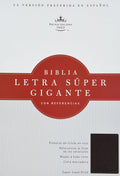 RVR 1960 Biblia Letra Super Gigante, marron oscuro simil piel - Easy