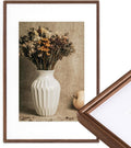 16x24 Poster Frame Natural Solid Walnut Wood Frame - Handcrafted