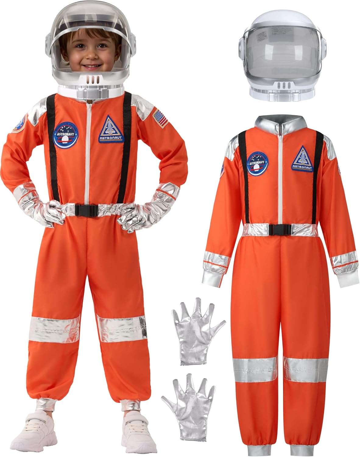 Spooktacular Creations Kids Astronaut Costume for Halloween Fun