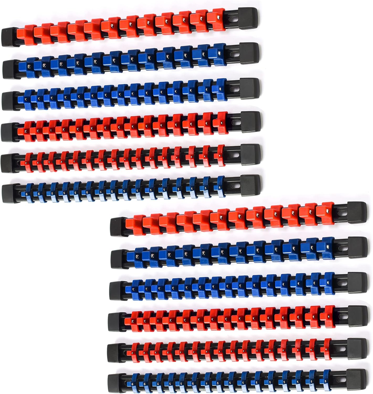 Heavy Duty Socket Organizer Set for 1/2, 3/8, and 1/4 inch Sockets