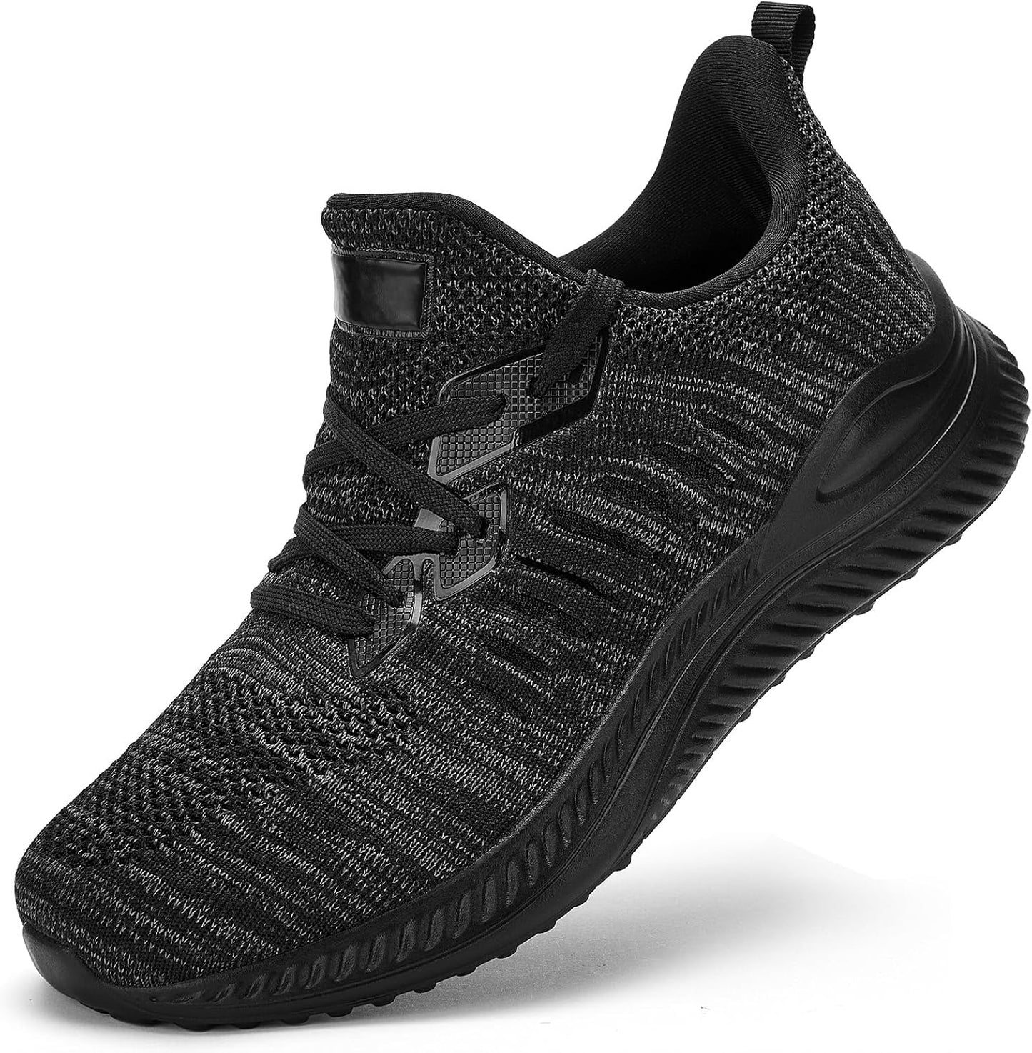 Mens Wide Sneakers Slip On Memory Foam Walking Shoes Comfortable
