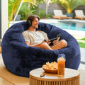 Codi Bean Bag Chair with Filler Included, 4 ft - Plush Foam Comfort