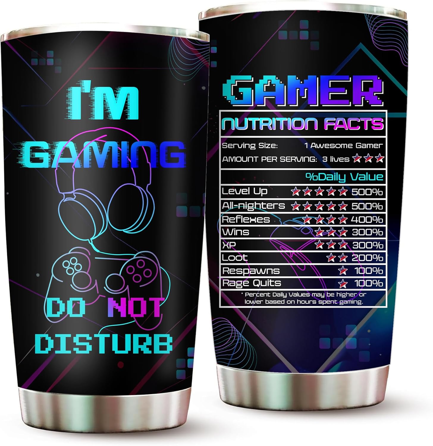 20oz Gamer Tumbler - Ultimate Gaming Gift 