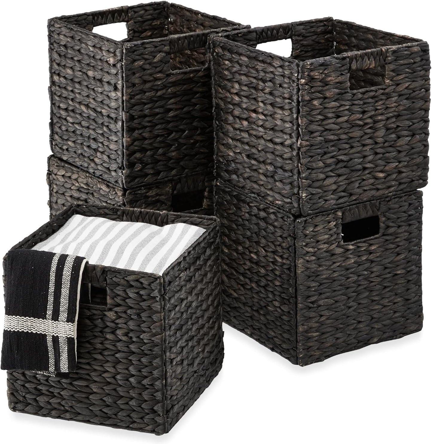 Best Choice Products 12x12in Pack of 5 Cube Storage Baskets
