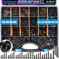 Machine Screws Assortment Kits #6-32 #8-32 #10-24 M2 M3 M4 M5