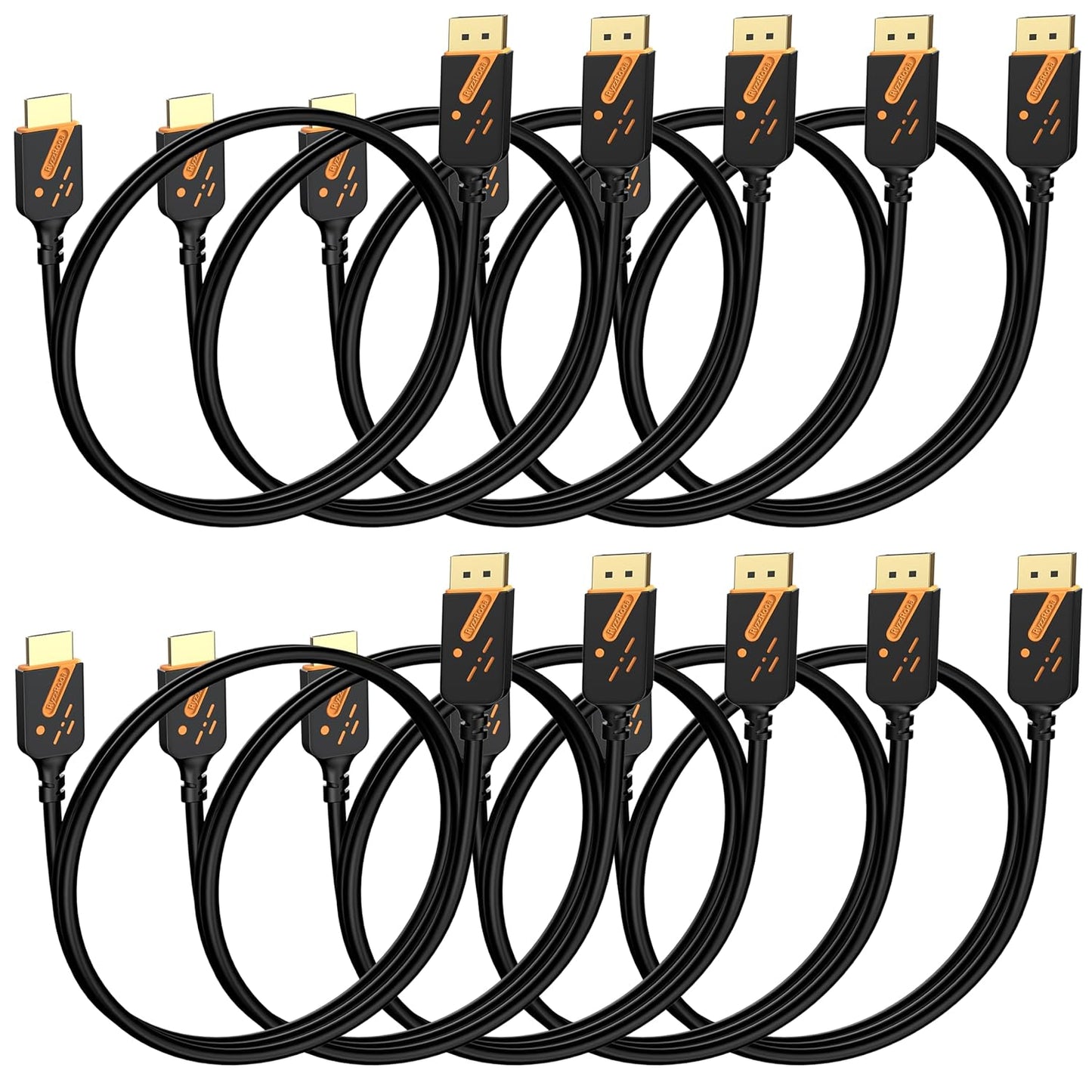 4K DisplayPort to HDMI Cable 3FT for High Definition Video