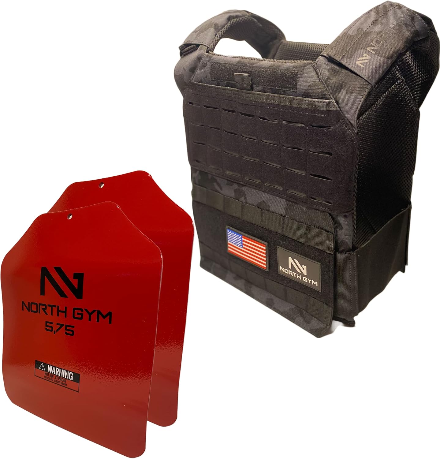 Adjustable Weighted Vest with Innovative Moulded Weights for Comfort