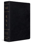 ESV Study Bible Large Print (Black, Indexed) - Deep Study Resource