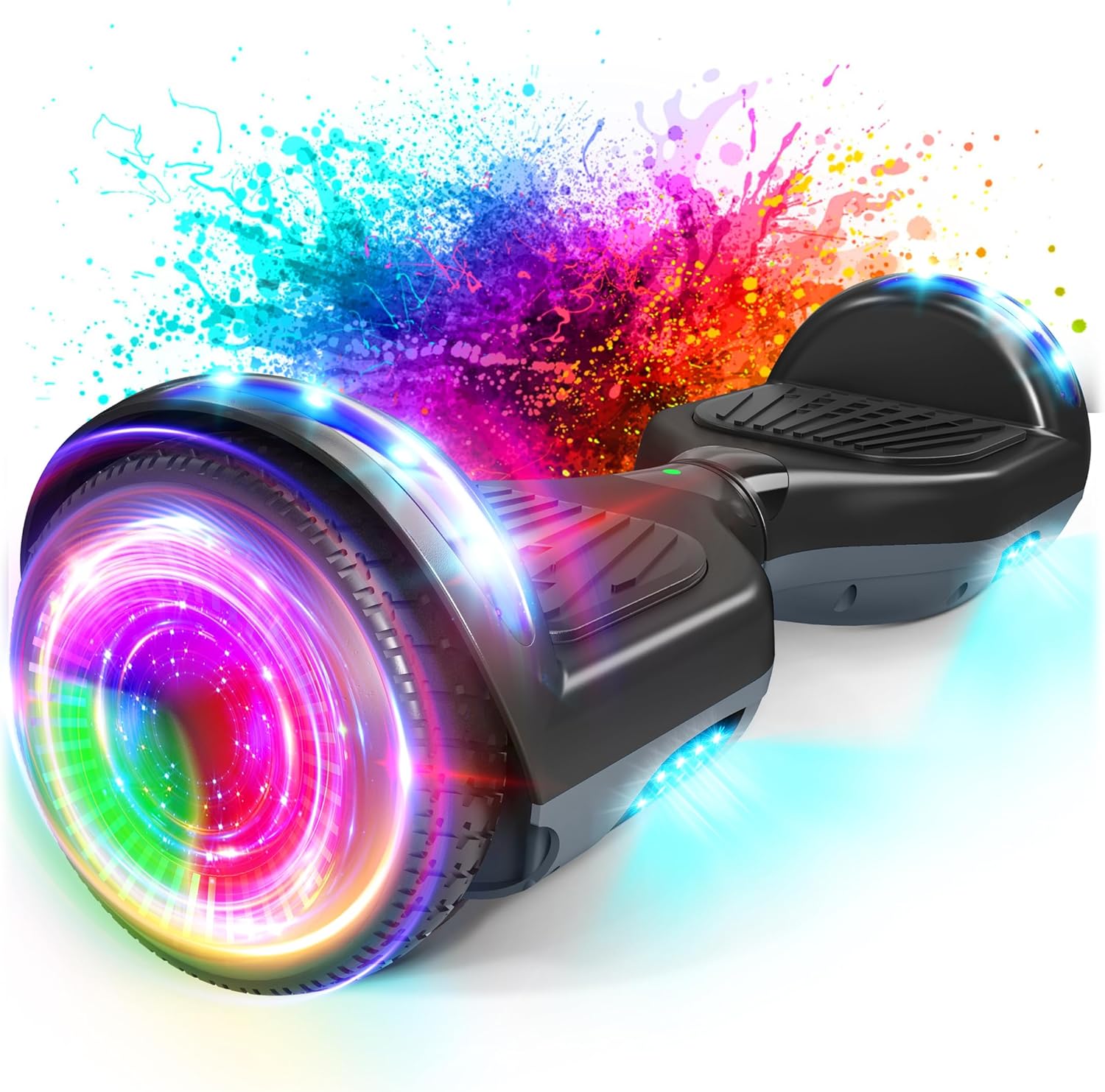 SISIGAD Scooter with Flash Wheels and Colorful LED Lights