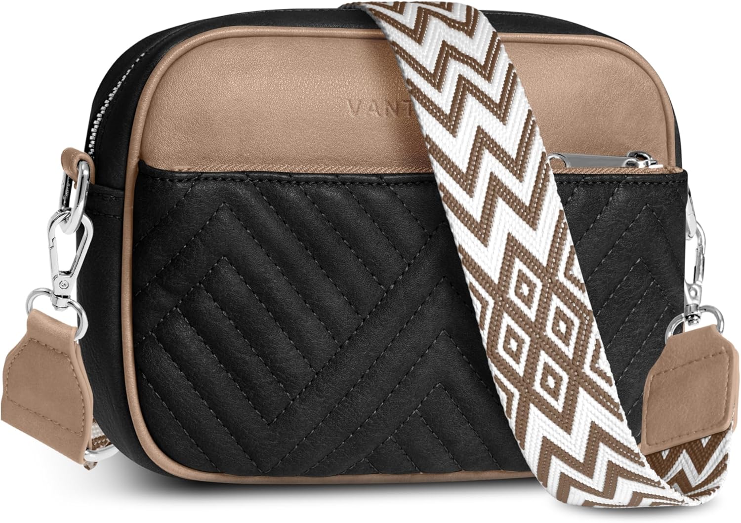 Vantamo Crossbody Bags for Women with Anti-Pickpocket Clip