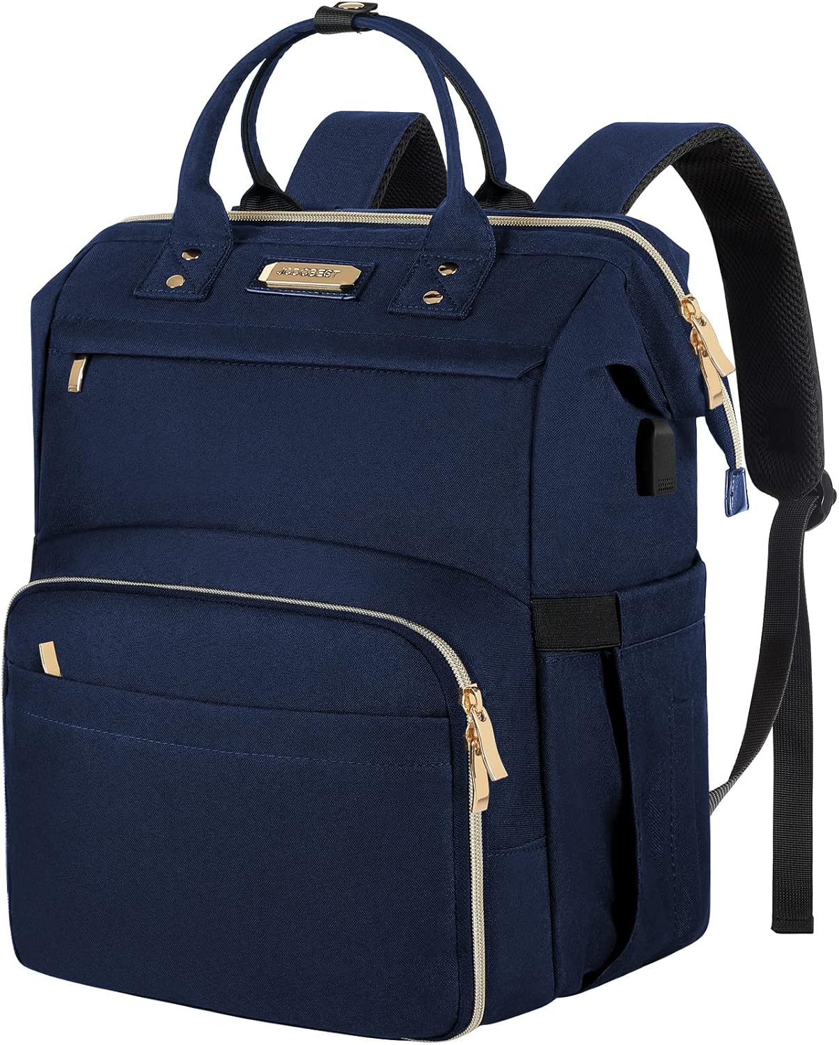 Insulated Cooler Backpack Lunch Bag with USB Port for Laptops