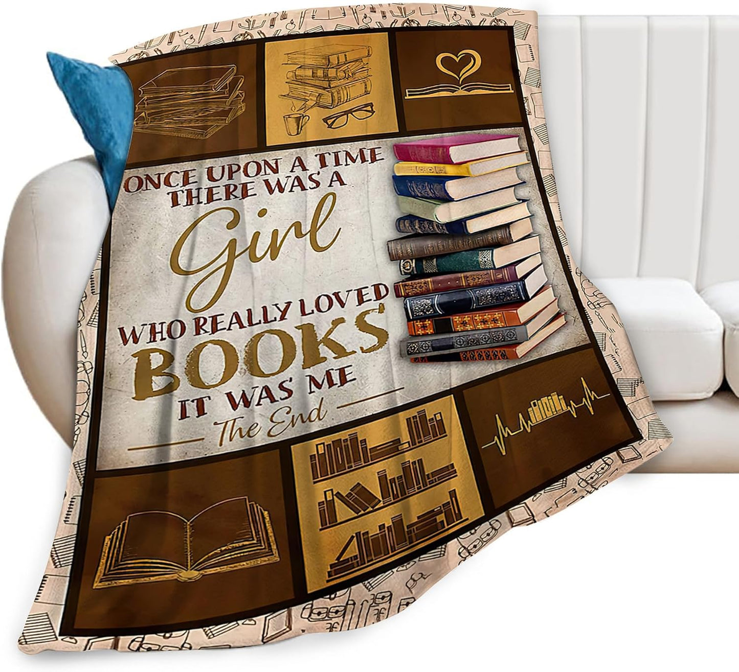 Jerkboo Reading Blanket for Cozy Comfort and Warmth