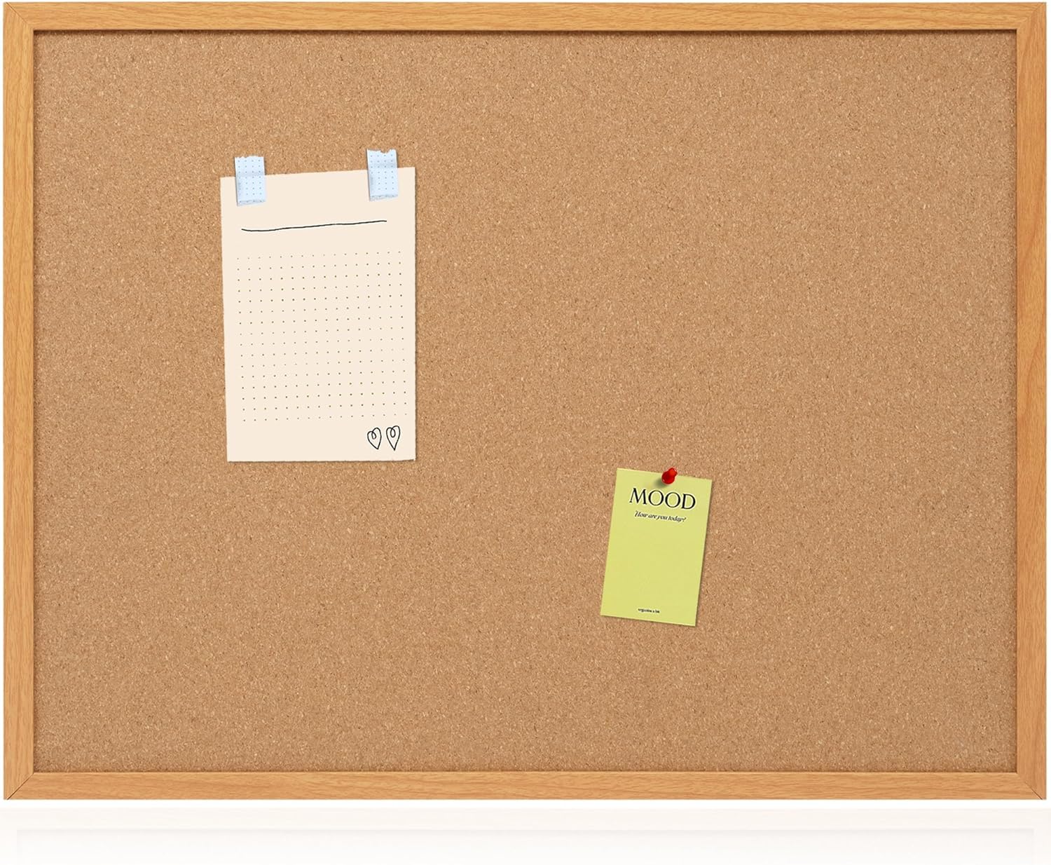 Board2by Cork Board Bulletin Board 24 x 36 for Home Office