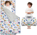 Toddler Nap Mat with Pillow and Blanket - Extra Large Soft Nap Mat