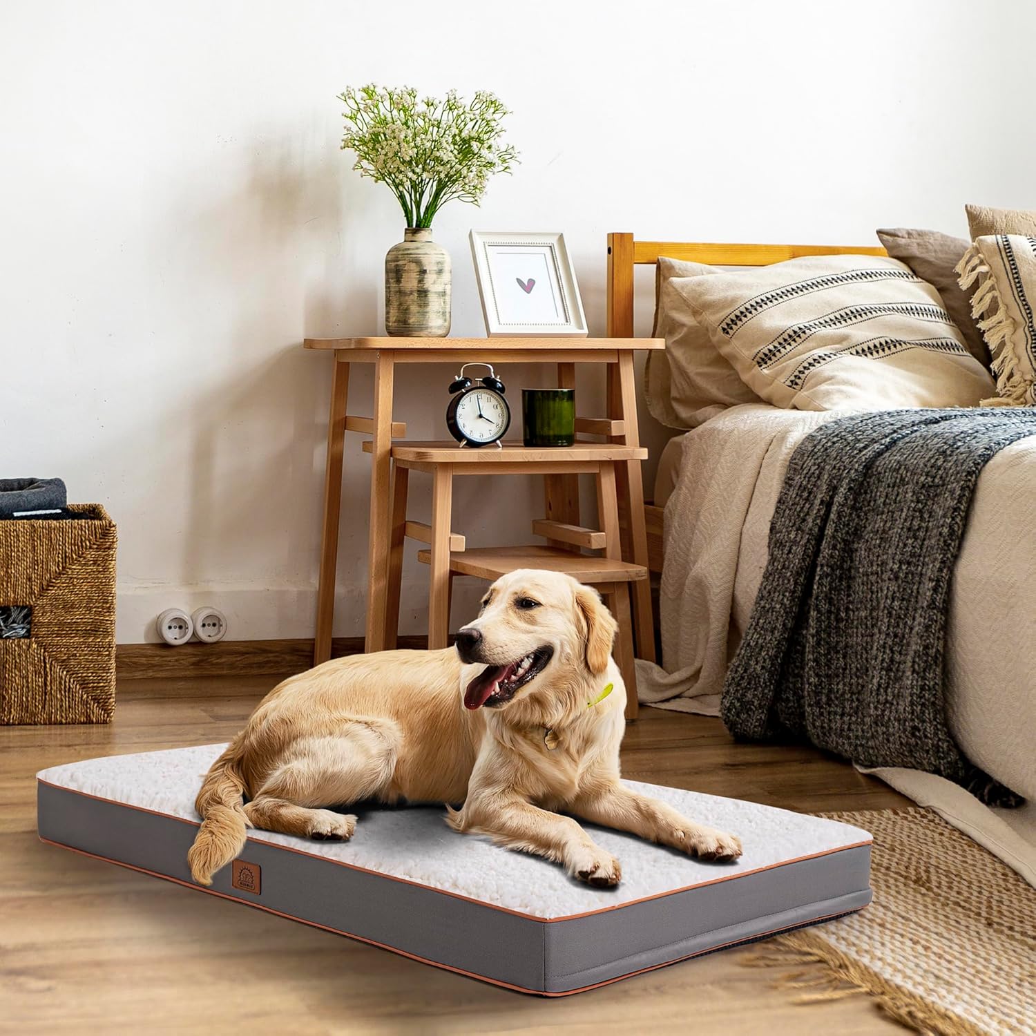 Extra Large Orthopedic Dog Bed with Waterproof Cover and Foam