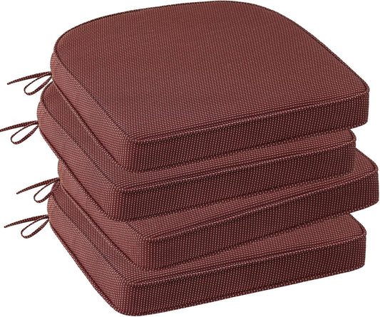 Outdoor Round Corner Seat Cushion Set of 4 for Patio Furniture