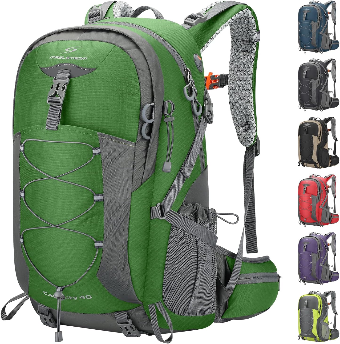 Maelstrom Hiking Backpack 40L Waterproof Lightweight Travel Pack