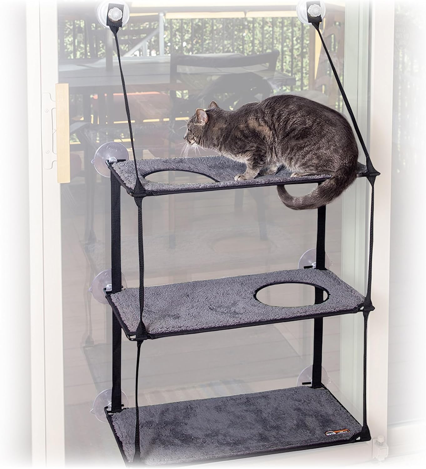 K&H Pet Products Multiple Cat Window Perch for Large Cats