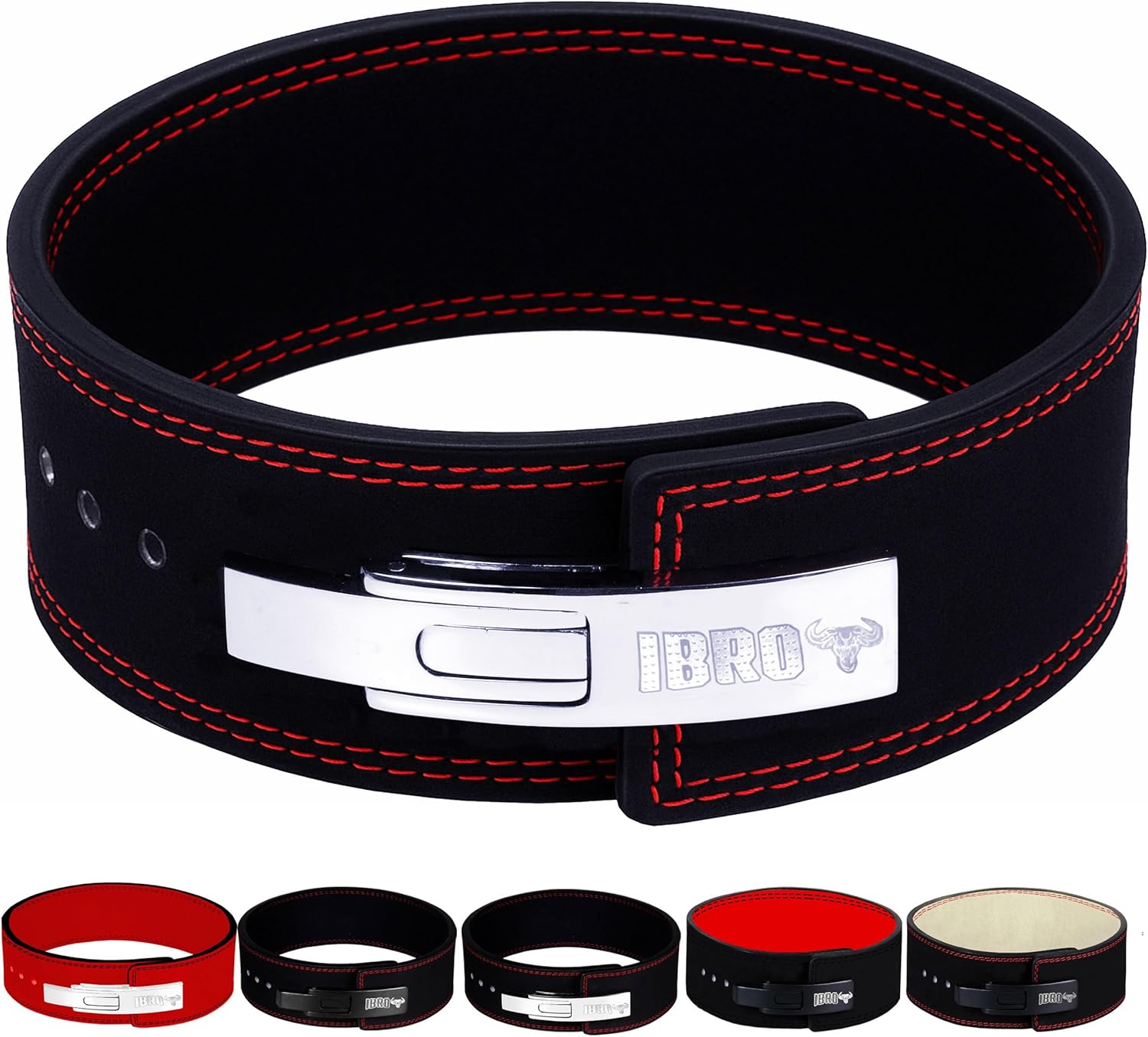 IBRO Powerlifting Lever Gym Belt for Heavy Duty Lifting