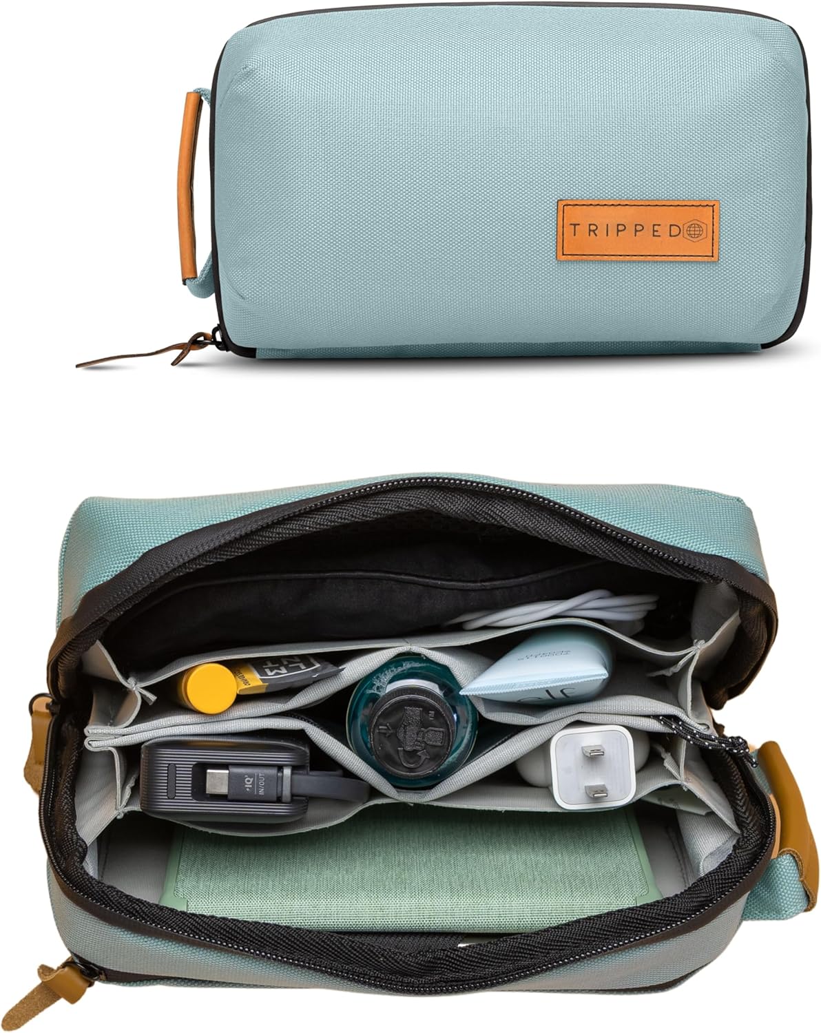 Tech Bag Organizer for Small Electronics - Travel Case with Style