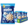 Sea Salt Popcorn Bags - Healthy Avocado Oil Snack, 12 Pack