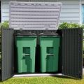 Extra Large Outdoor Horizontal Storage Shed 4.5x4 ft - Weatherproof