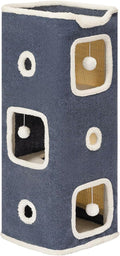 Cat Beds for Indoor Cats 3-Story Condo - Stable Frame, Large Scratch