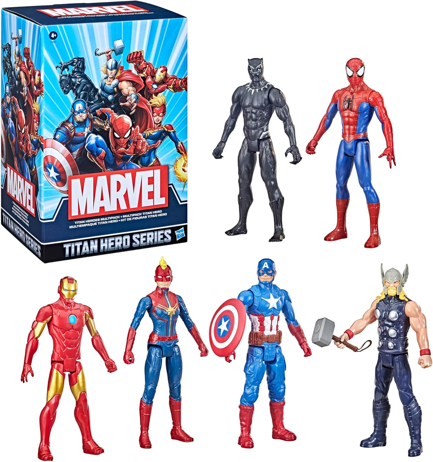 Marvel Titan Hero Series Action Figure Multipack for Kids Ages 4