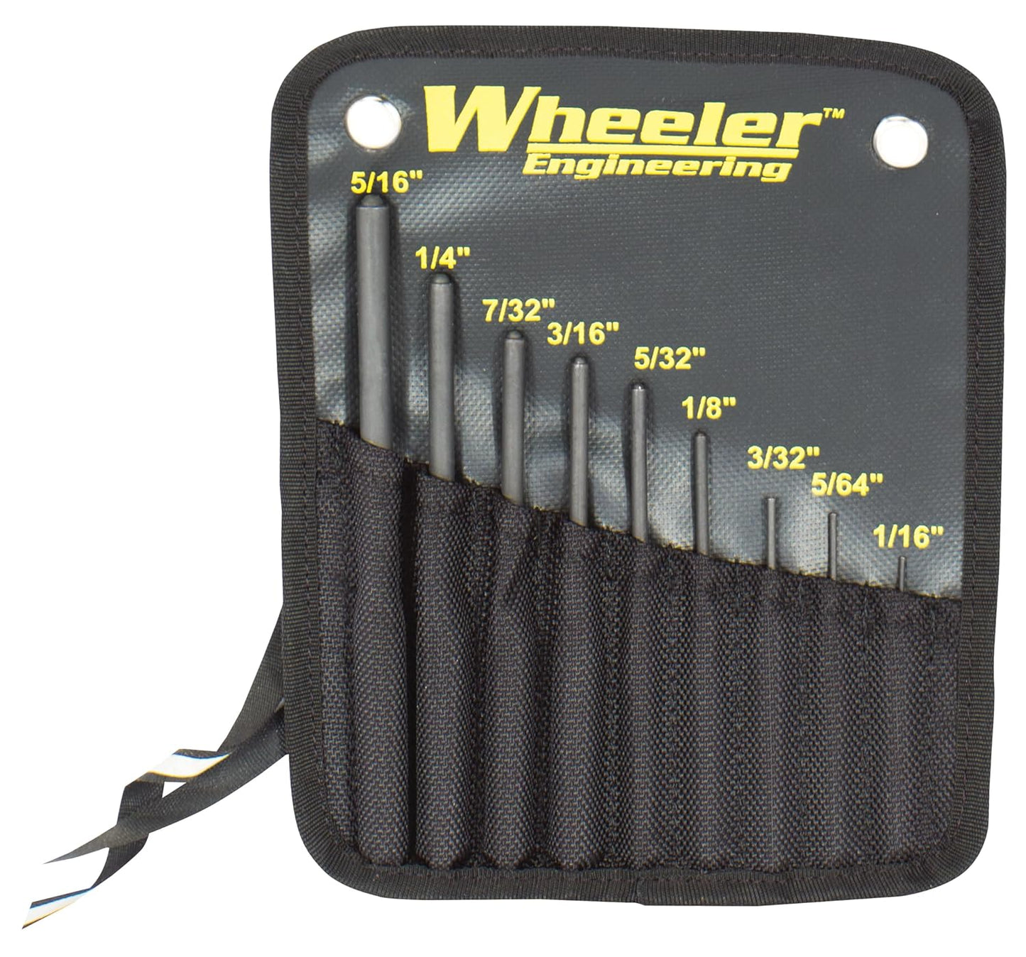 Wheeler Roll Pin Punch Set for Firearm Maintenance and Gunsmithing