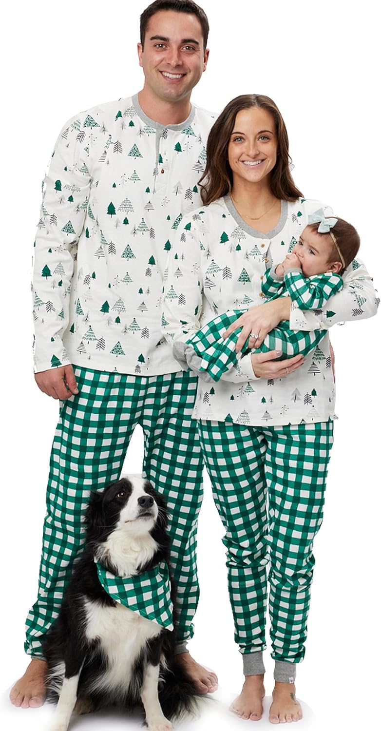 HonestBaby Family Matching Holiday Pajamas for Everyone
