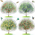 Fruit Tree Netting 4ftx6ft 4-Pack with 2-Way Zipper - Fine Mesh Pest