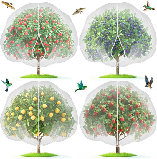Fruit Tree Netting with 2-Way Zipper for Garden Protection