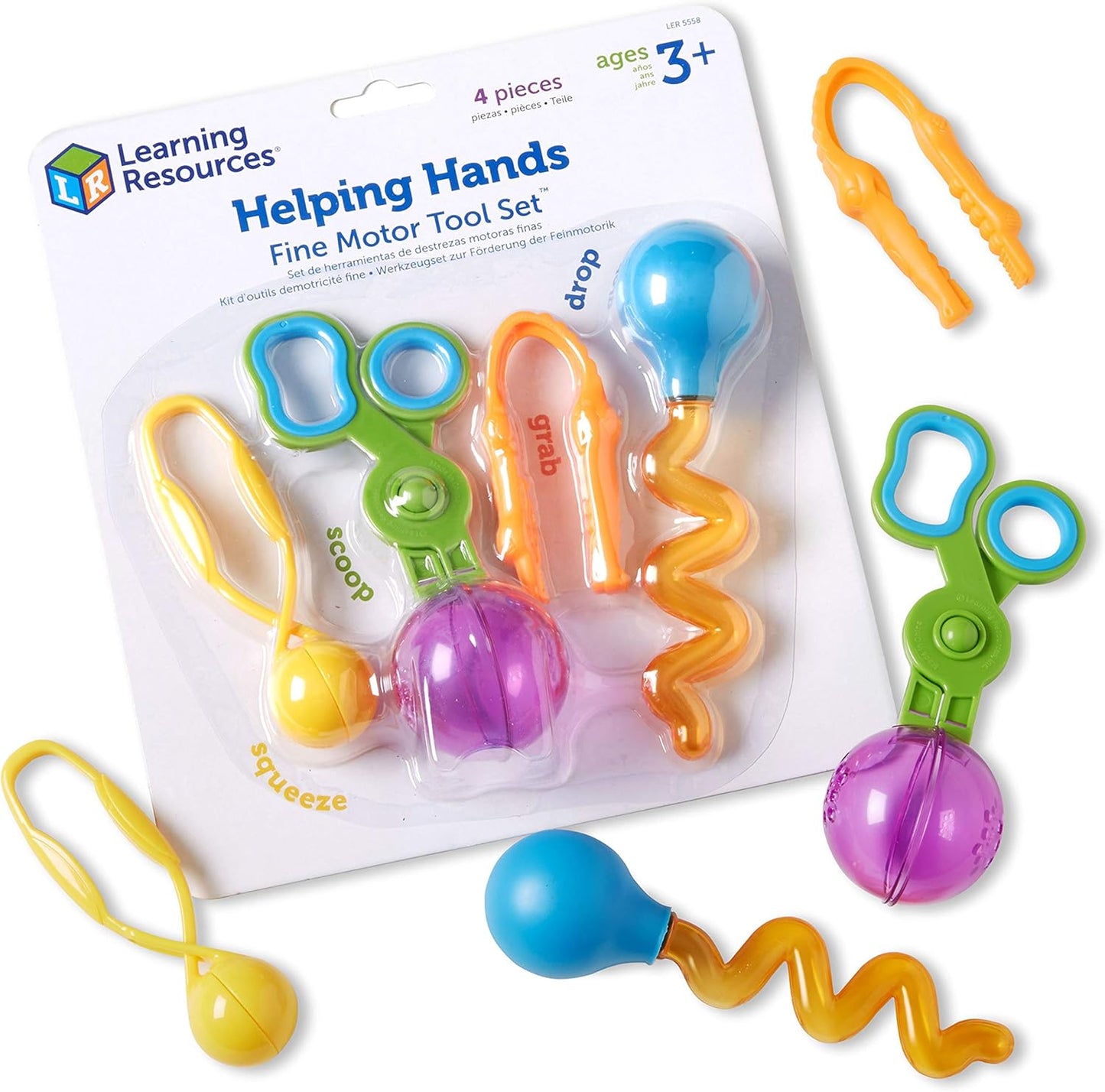 Helping Hands Fine Motor Tool Set - Sensory Play Toys