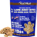 TRMC Real Meat Dog Treats - Air-Dried Lamb Jerky for Training