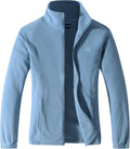 Women's Lightweight Full Zip Polar Fleece Jacket - Soft, Warm Layer