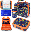 Bento Box with Thermal Food Jar and Insulated Lunch Bag Set