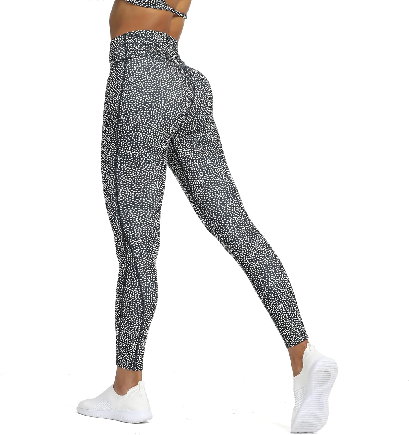 Aoxjox High Waisted Workout Leggings for Women - Trinity Yoga Pants