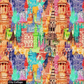 Combed Cotton Printed Fabric for DIY Quilts and Crafts