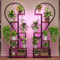 Bestier Plant Stand Indoor with Grow Lights and 6 Tiers