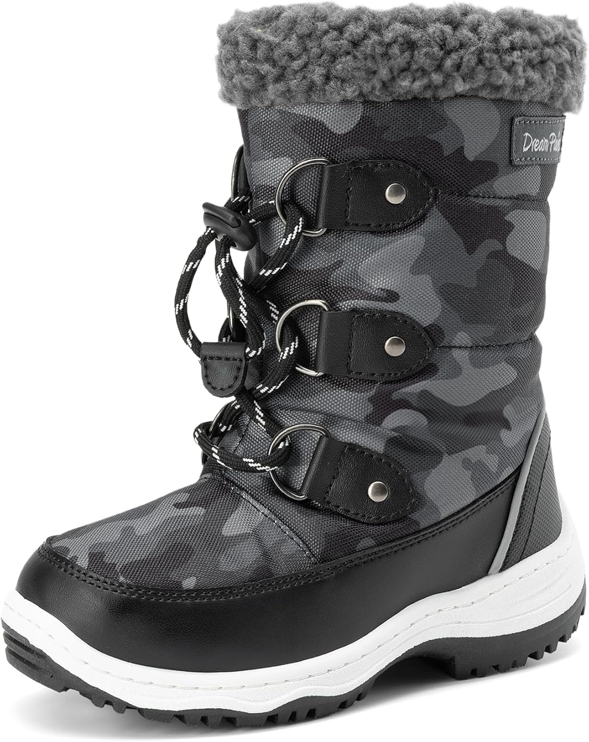DREAM PAIRS Boys Snow Boots for Winter Play and Comfort