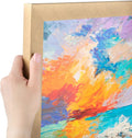 8x20 in Gold Picture Frame - Classic Creamy Finish